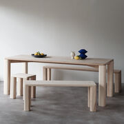 Corner Bar large natural ash bench